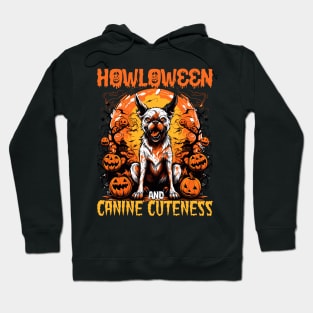 Howloween Dog Cuteness Scary Witchy Meme-y Hoodie